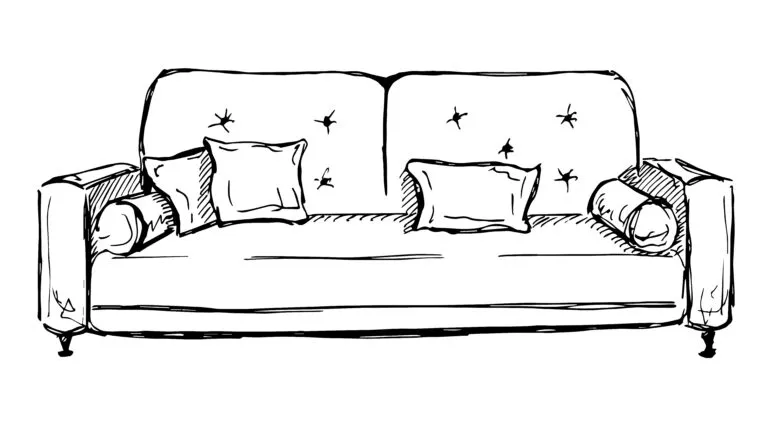 Upholstery Cleaning Sketch